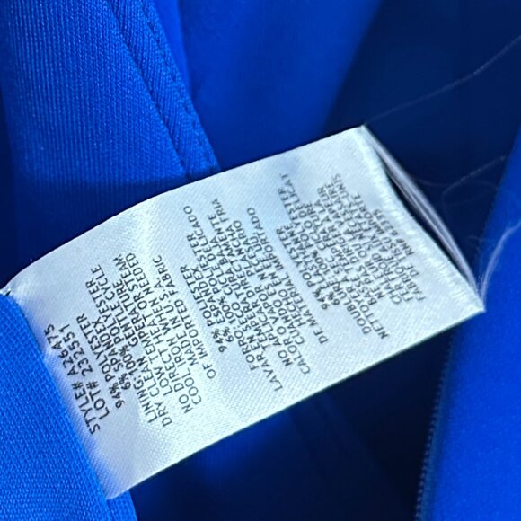 BETSY ADAM Sam Scuba Bow Maxi Dress Size US 8 - Picture 10 of 12